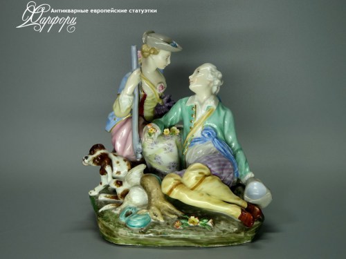 Купить фарфоровые статуэтки Meissen , На охоте, Германия